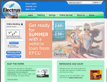 Tablet Screenshot of electruscu.com